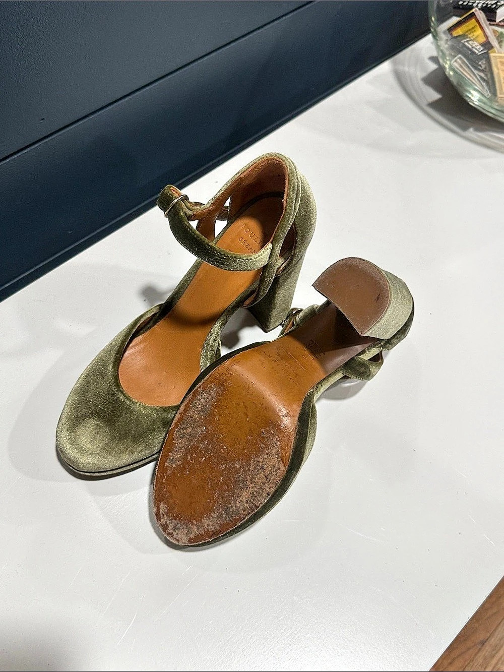 Sezane Green Heels - Picture 5 of 5